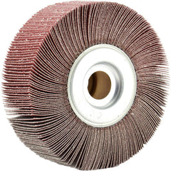 Unmounted Flap Wheels; Abrasive Type: Coated; Abrasive Material: Aluminum Oxide; Outside Diameter (Inch): 6; Face Width (Inch): 2; Center Hole Size (Inch): 1; Grade: Medium; Grit: 80