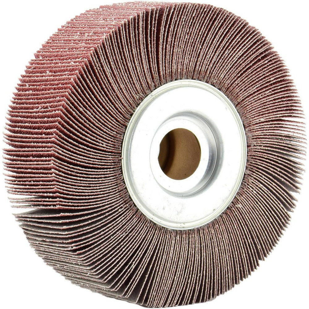 Unmounted Flap Wheels; Abrasive Type: Coated; Abrasive Material: Aluminum Oxide; Outside Diameter (Inch): 8; Face Width (Inch): 2; Center Hole Size (Inch): 1; Grade: Coarse; Grit: 40