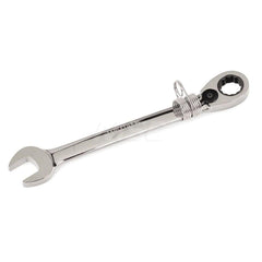 Combination Wrench: 9/16" Head Size, 15 deg Offset