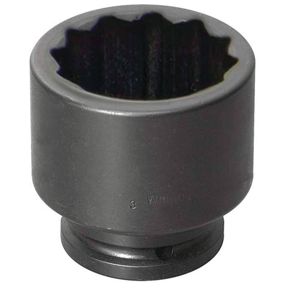 Impact Socket: 1-1/2" Drive, 3" Socket, Square Drive