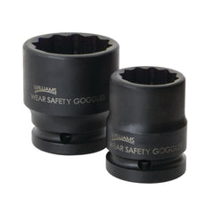 Impact Socket: 3/4" Drive, 3/4" Socket, Square Drive