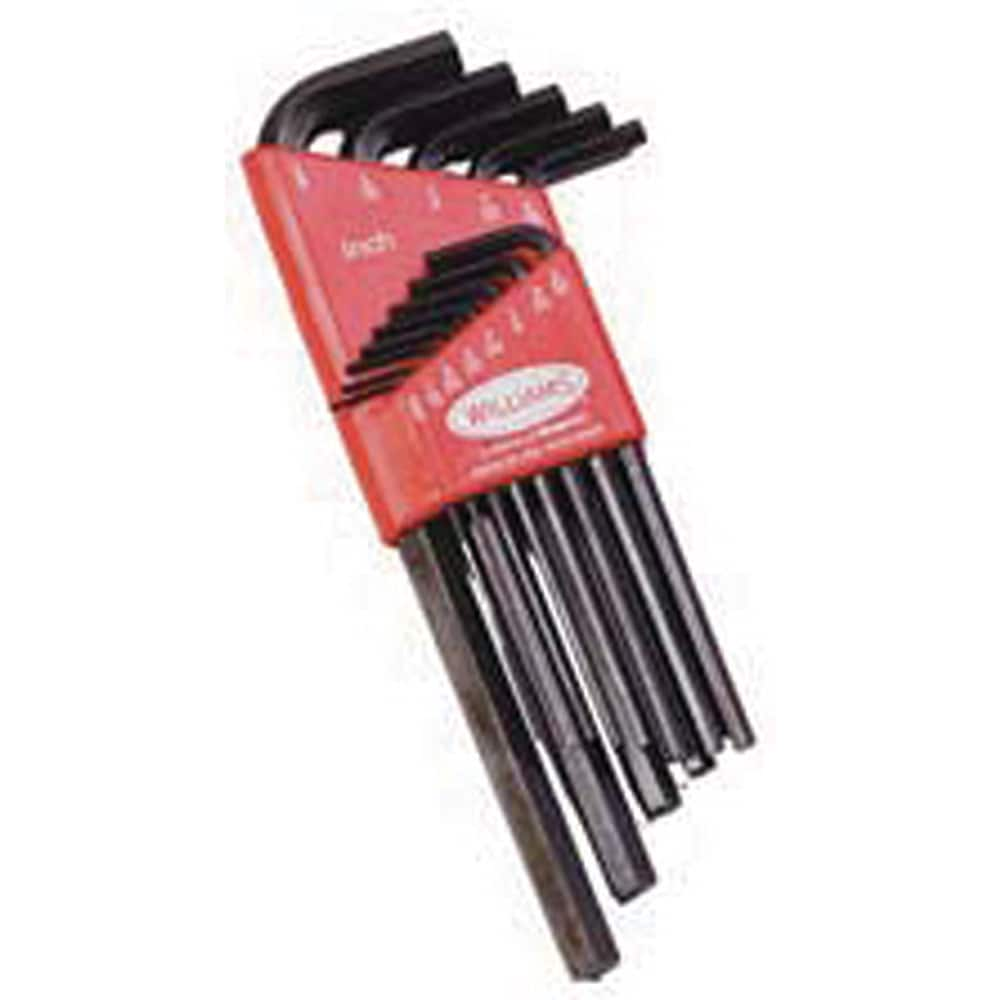 Hex Key Sets; 7PC 5/64-1/4" BLK OXID SHORT HEX KEY SET