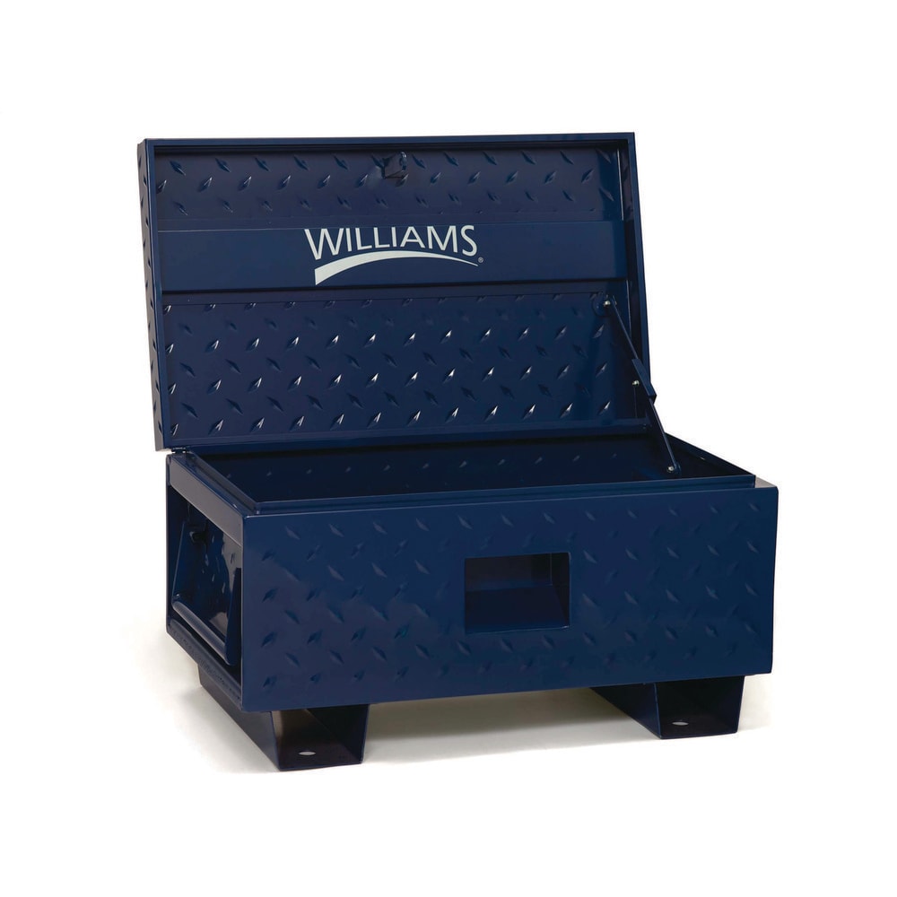 Jobsite Boxes & Cabinets; Type: Chest; Forkliftable: Yes; Storage Capacity (Cu. Ft.): 12; Casters: Yes; Material: Steel; Color: Blue; Width (Inch): 31