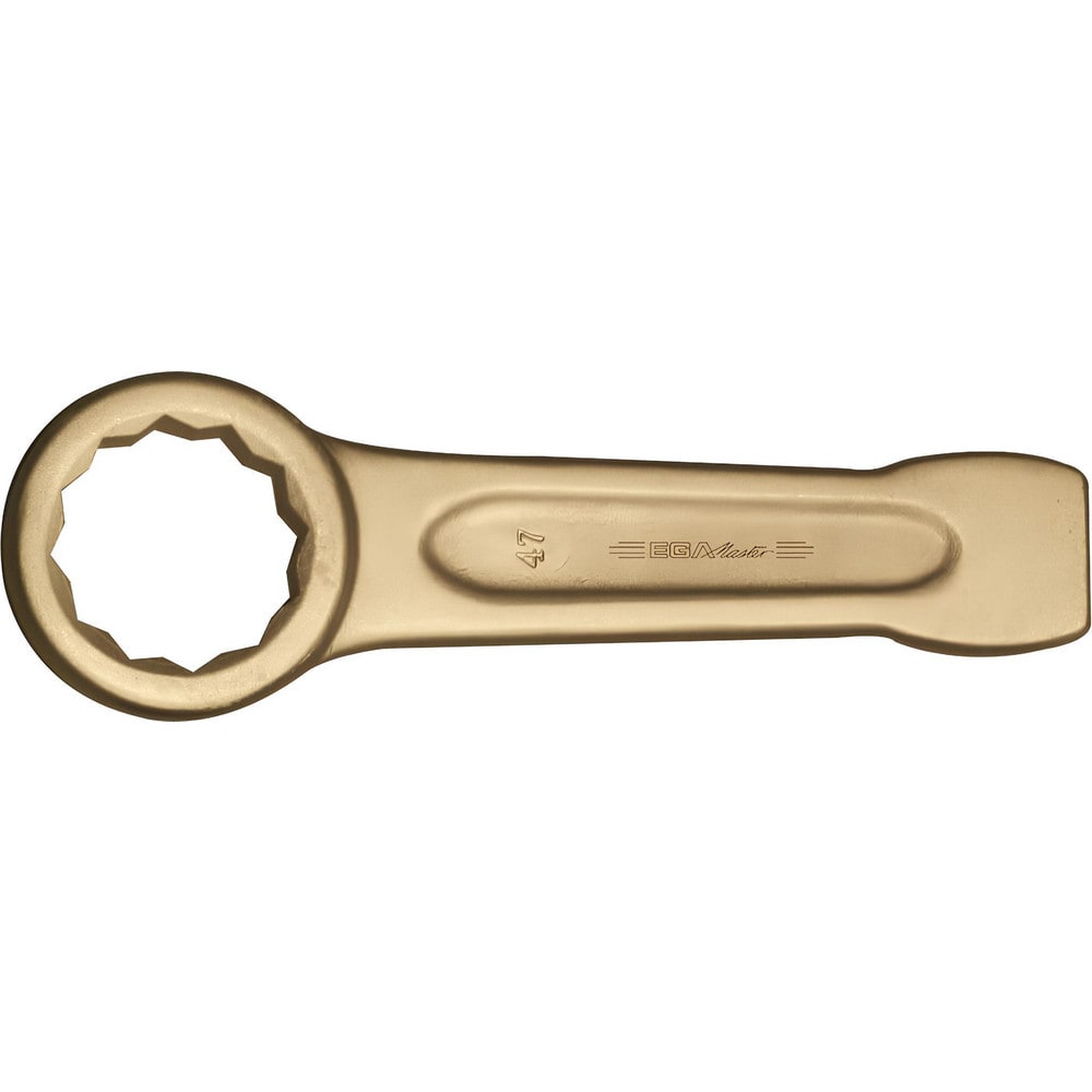 Slogging Box End Wrench: 65 mm, 12 Point, Single End