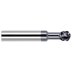 Undercutting End Mills; Mill Diameter (Decimal Inch): 0.0620; Mill Diameter (Inch): 1/16; Length Of Cut (Decimal Inch - 4 Decimals): 0.0530; Overall Length (Inch): 1-1/2; Radius: 0.0312; Number Of Flutes: 2; Neck Length (Decimal Inch): 0.3750; Neck Diamet