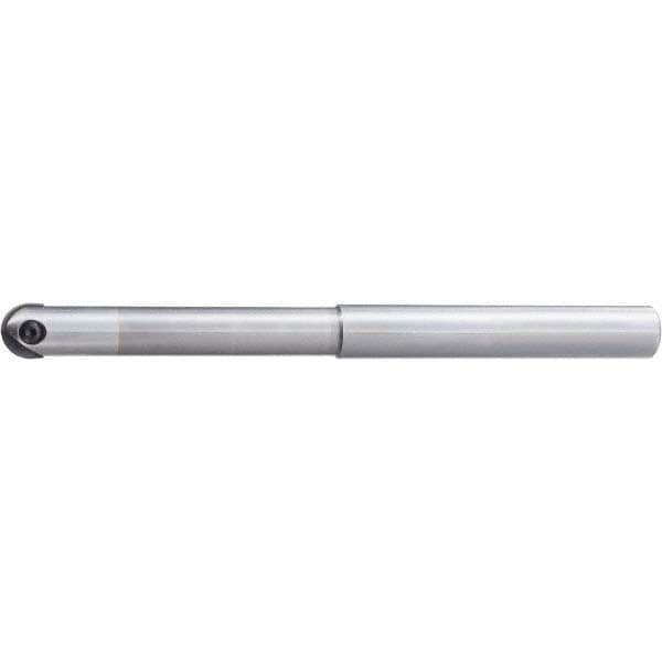 Indexable Ball Nose End Mill: 6 mm Cut Dia, Solid Carbide, 100 mm OAL