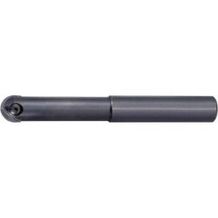 Indexable Ball Nose End Mill: 12 mm Cut Dia, High Speed Steel, 26 mm OAL