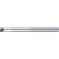 Indexable Square-Shoulder End Mill: PFR-R100SS10-LL150CS, 10 mm Cut Dia, 80 mm Max Depth of Cut, 10 mm Dia Cylindrical Shank