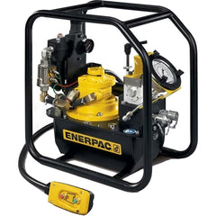 Power Hydraulic Pumps & Jacks; Type: Air Hydraulic Pump; 1st Stage Pressure Rating: 10000; 2nd Stage Pressure Rating: 10000; Pressure Rating (psi): 10000; Oil Capacity: 1 gal; Actuation: Air Compressor