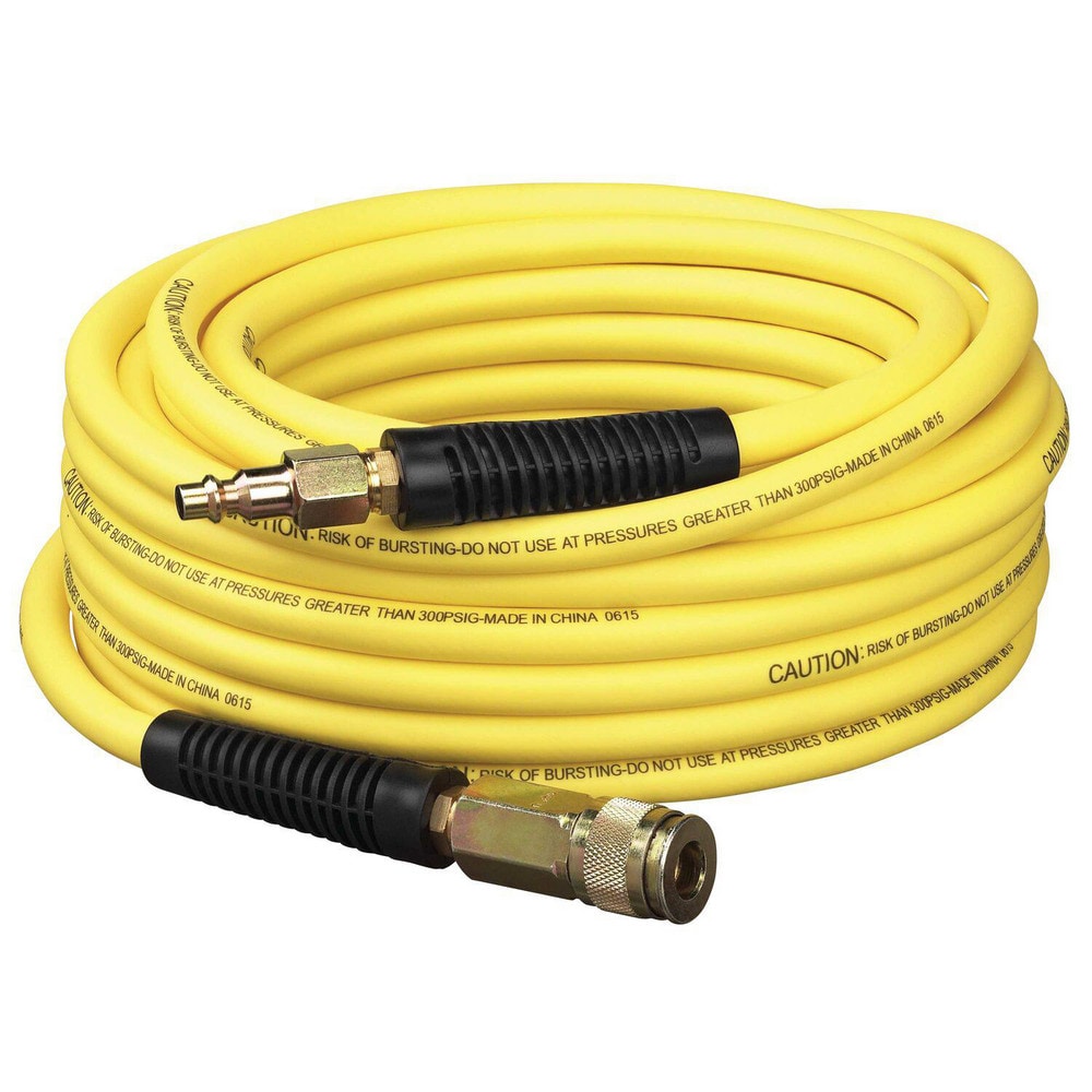 Air & Multi-Purpose Hose; Hose Type: Multipurpose Air Hose; Length Ft. (Feet): 50; Type: Air Hose; Color: Yellow; Material: Hybrid Polymer