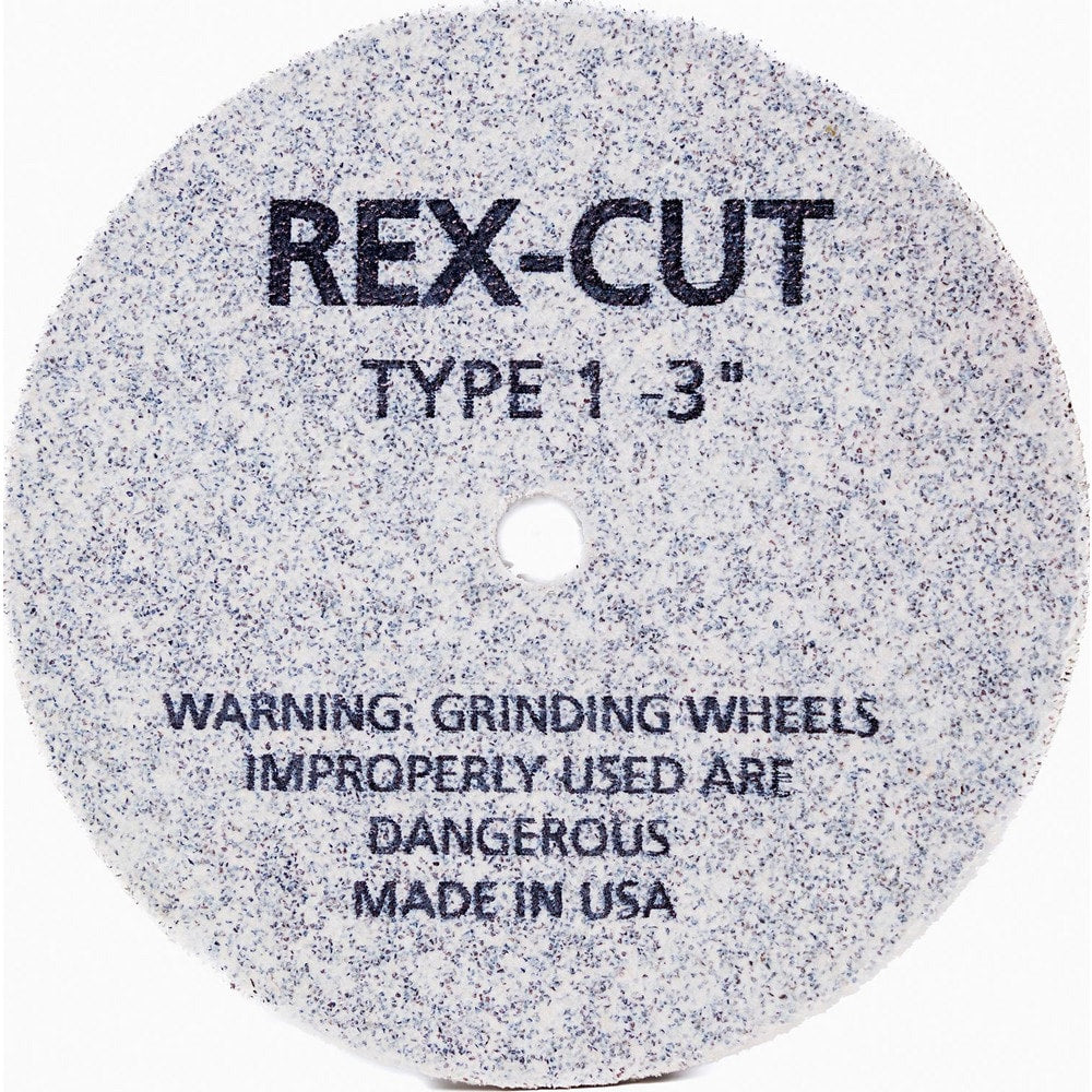 Deburring Wheel: 3" Dia, 1/4" Face Width, 3/8" Hole, Aluminum Oxide