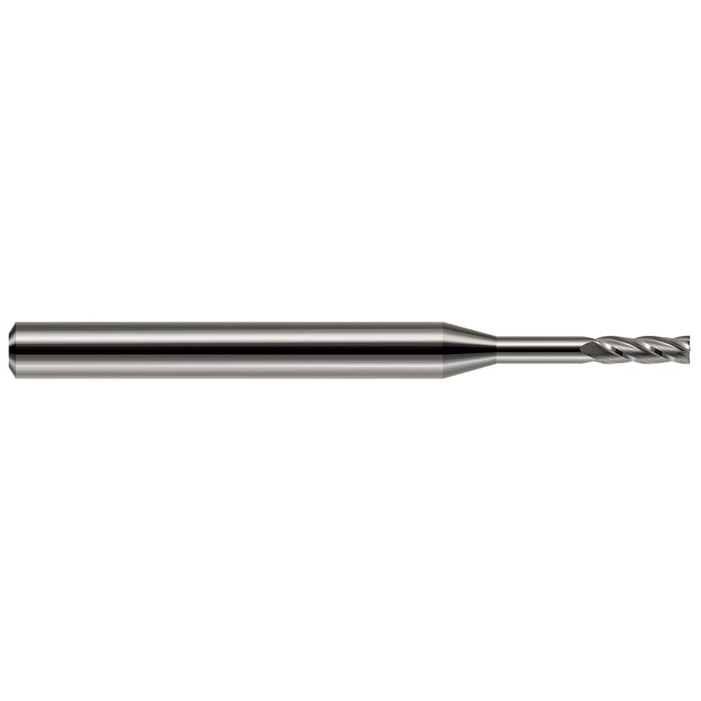 Square End Mill: 0.1562" Dia, 0.4700" LOC, 4 Flute, Solid Carbide