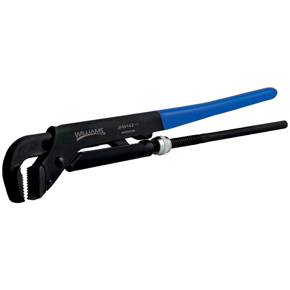 Pipe Wrenches; Wrench Type: Pipe Wrench Plier; Minimum Pipe Capacity (Inch): 1/8; Maximum Pipe Capacity (Inch): 3-1/2; Overall Length (Inch): 28-3/8; Material: Alloy Steel; Jaw Texture: Serrated; Finish: Steel