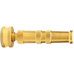 Garden Hose Spray Nozzles; Nozzle Type: Adjustable; Activation Method: Twist; Material: Brass; Thread Size (Inch): 3/4; Thread Type: GHT; Connection Type: Threaded