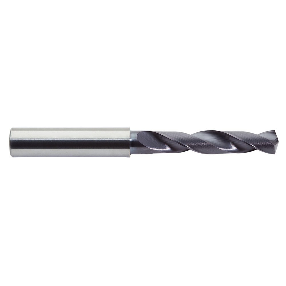 Screw Machine Length Drill Bit: 4.50 mm Dia, 142 deg Point, Solid Carbide