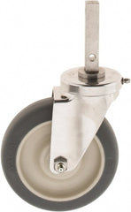 5" Diam x 1-1/4" Wide, Polyurethane Swivel Caster