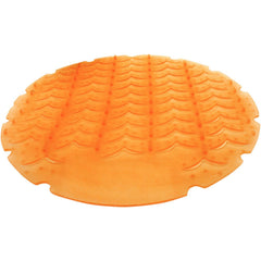 Toilet, Urinal, Blocks & Screens; Deodorizer Type: Urinal Block; Material: Rubber; Scent: Mandarin Orange; Useful Life: 5; Color: Orange; Overall Length (Inch): 7.25; Overall Width (Inch): 7.25