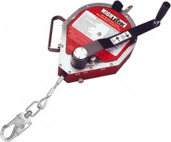 Self-Retracting Lifeline: 420 lb Capacity, 50.00' Lifeline, Carabiner