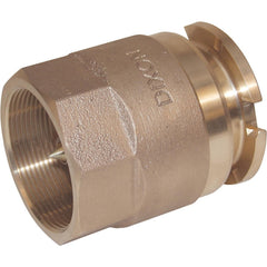 Reusable Hose Fittings; Type: Adapter; Thread Size: 3 in; Material: Brass; Thread Standard: NPT; Connection Type: Threaded