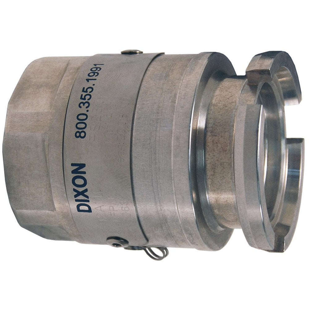 Reusable Hose Fittings; Type: Adapter; Thread Size: 4 in; Material: Aluminum; Thread Standard: Non-Threaded; Connection Type: Flanged