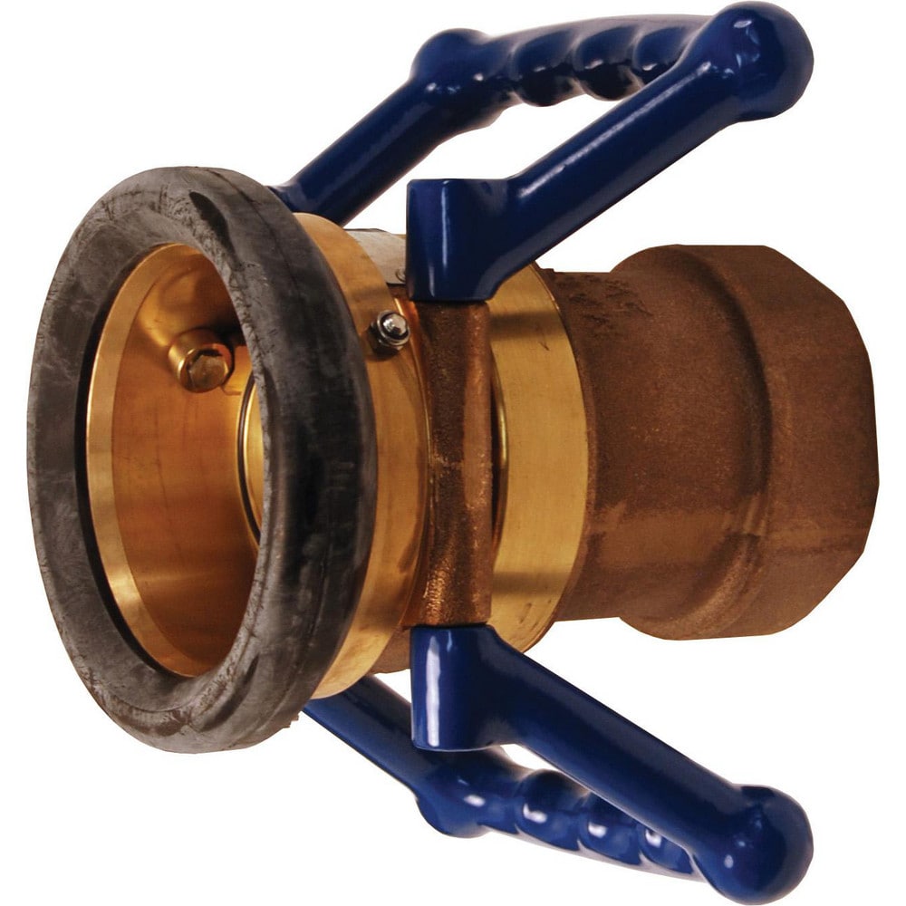 Reusable Hose Fittings; Type: Coupler; Thread Size: 3 in; Material: Brass; Thread Standard: NPT; Connection Type: Threaded