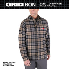 Work Shirt: General Purpose, Long Sleeve, 3X-Large, Cotton, Gray, 3 Pocket