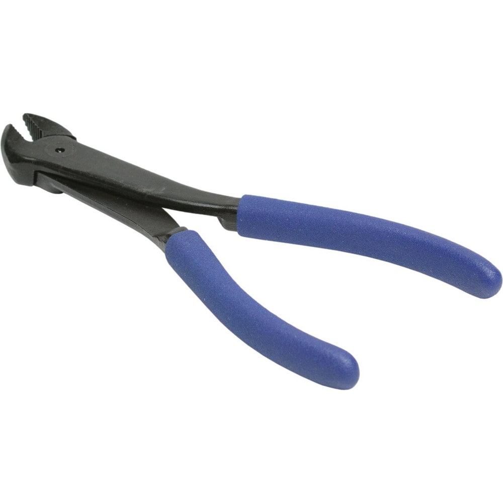 Bent Nose Plier: 7.25" OAL, 0.5" Jaw Length, 0.8" Jaw Width, 60 deg Jaw Bend