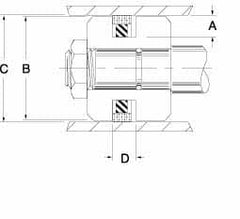 Air Cylinder Accessory: Glassfilled Polytetrafluoroethylene