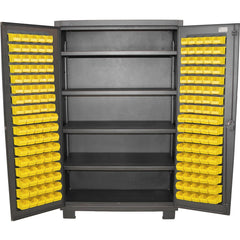 Steel Storage Cabinet: 60" Wide, 78" High