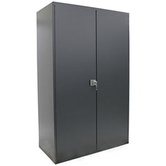 Steel Locking & Storage Cabinet: 48" Wide, 84" High