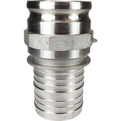 Suction & Discharge Hose Couplings; Type: Type E Adapter; Coupling Type: Cam & Groove; Coupling Descriptor: Swivel Adapter x Hose Shank; Material: Stainless Steel; Coupler Size (Fractional Inch): 2; Thread Size: Non-Threaded; Hose Size: 2