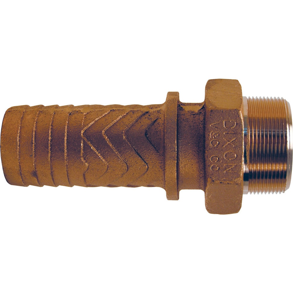 Suction & Discharge Hose Couplings; Type: Boss Male Stem; Coupling Type: Hose x MNPT; Coupling Descriptor: Male Stem x Hose; Material: Brass; Coupler Size (Fractional Inch): 2; Thread Size: 2; Hose Size: 2