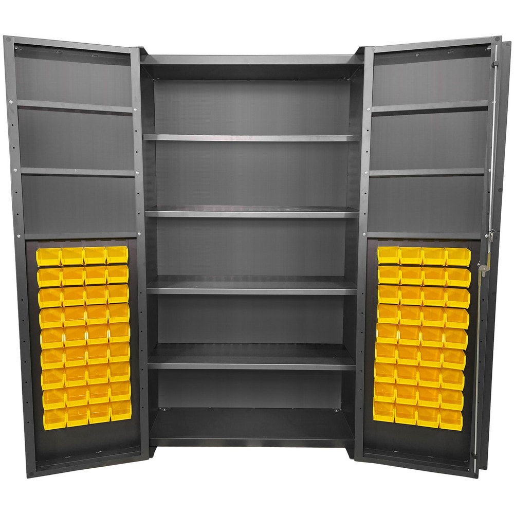 Modular Steel Storage Cabinet: 48" Wide, 24" Deep, 84" High