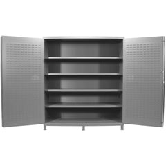 Modular Steel Storage Cabinet: 72" Wide, 24" Deep, 84" High