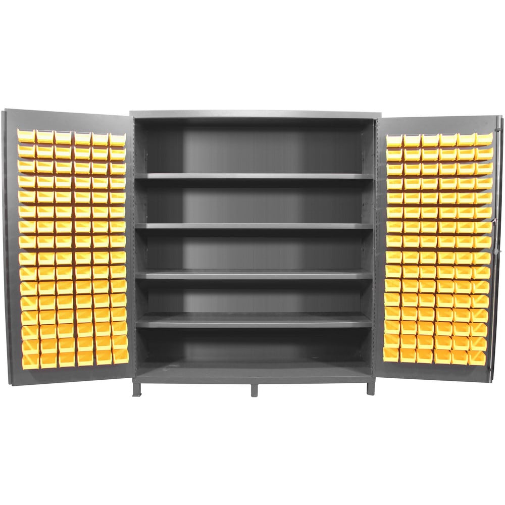 Modular Steel Storage Cabinet: 72" Wide, 24" Deep, 84" High