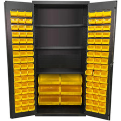 Modular Steel Storage Cabinet: 36" Wide, 24" Deep, 78" High