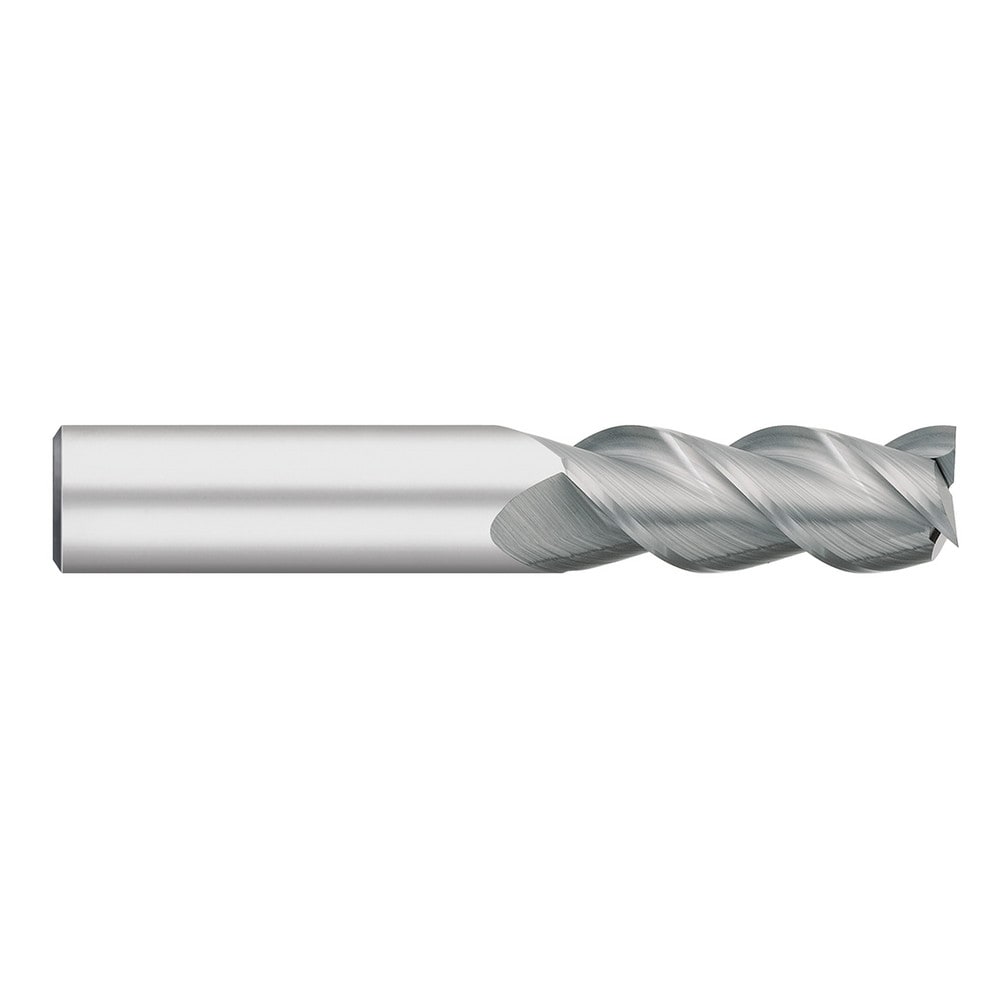 Square End Mill: 5/16" Dia, 13/16" LOC, 3 Flute, Solid Carbide