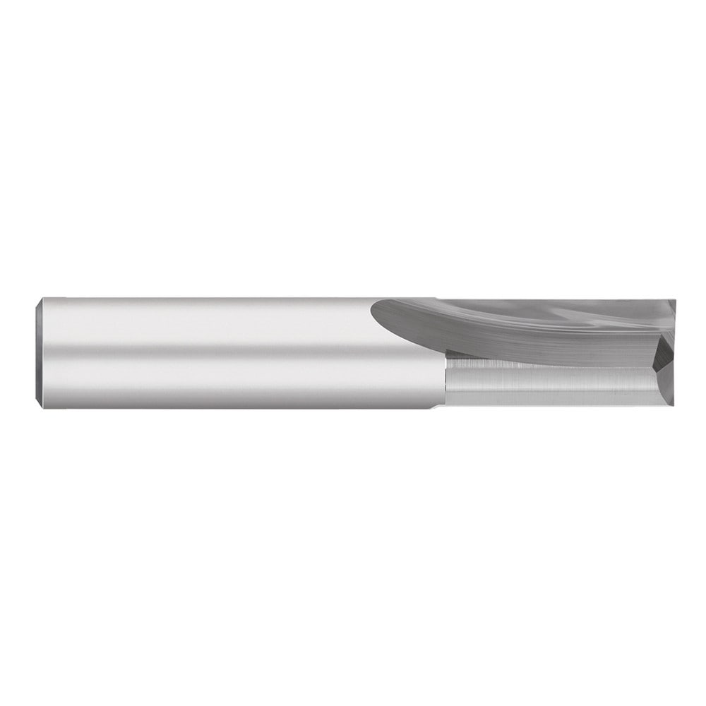 Square End Mill: 3/8" Dia, 1" LOC, 2 Flute, Solid Carbide