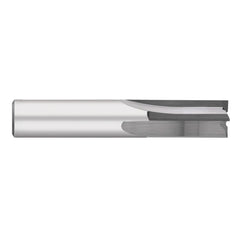 Square End Mill: 3/8" Dia, 1" LOC, 4 Flute, Solid Carbide