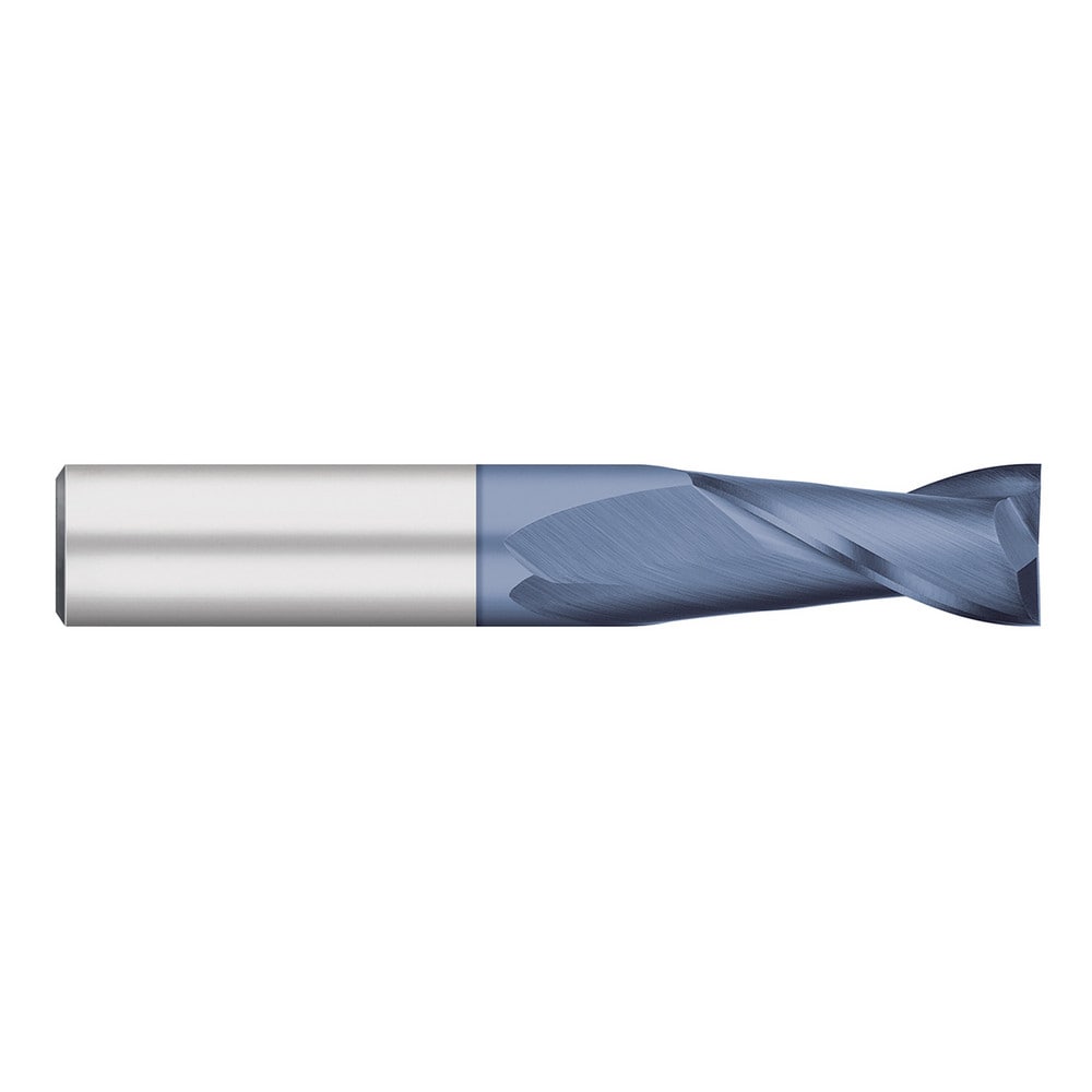 Square End Mill: 0.0938" Dia, 0.3750" LOC, 2 Flute, Solid Carbide