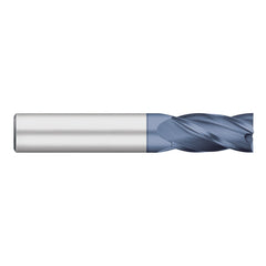 Square End Mill: 5/8" Dia, 1-1/4" LOC, 4 Flute, Solid Carbide