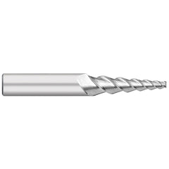 Tapered End Mills; Mill Diameter (Decimal Inch): 0.1563; Length of Cut (Inch): 3/4; End Mill Material: Solid Carbide