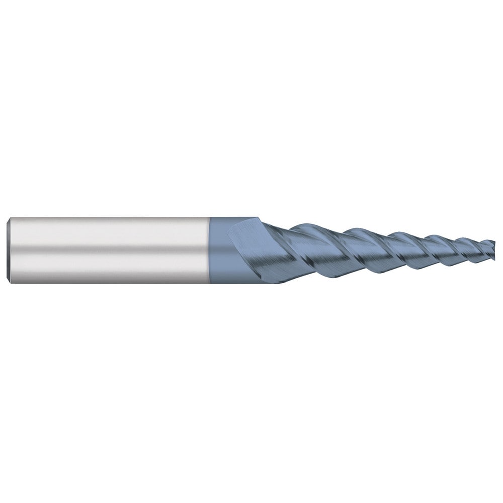 Tapered End Mills; Mill Diameter (Decimal Inch): 0.1563; Length of Cut (Inch): 3/4; End Mill Material: Solid Carbide