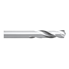 Screw Machine Length Drill Bit: 0.3390" Dia, 135 deg Point, HSS