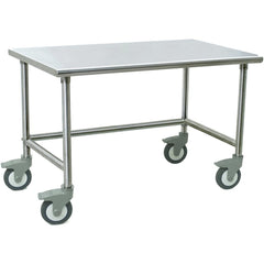 Mobile Work Benches; Bench Type: ISO 5 Clean Room Table; Edge Type: Straight; Depth (Inch): 30; Load Capacity (Lb.