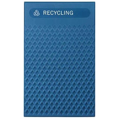 Decorative Plastic Mixed Recycling Panels, Large, Blue, 20.72" √ó 0.5" √ó 34.33"