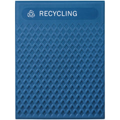 Decorative Plastic Mixed Recycling Panels, Medium, Blue, 20.72" √ó 0.5" √ó 27.95"