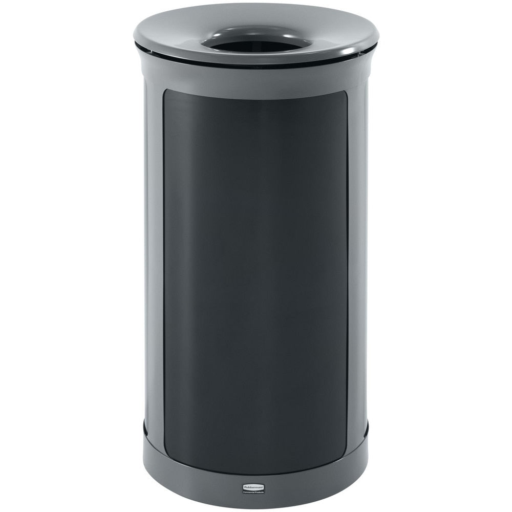 Trash Cans & Recycling Containers; Product Type: Trash Can; Container Capacity: 33 gal; Container Shape: Round; Container Material: Metal; Color: Umbra Gray; Material: Metal