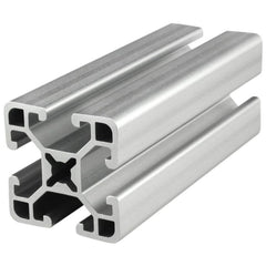 Framing; Frame Type: T-Slotted; Duty Grade: Light-Duty; Material: Aluminum Alloy; Slot Location: Quad; Overall Length (Inch): 120; Overall Height (Inch): 1-1/2