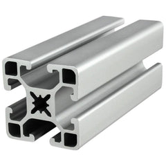 Framing; Frame Type: T-Slotted; Duty Grade: Light-Duty; Material: Aluminum Alloy; Slot Location: Quad